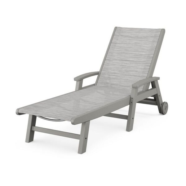 Durable and comfortable, meet the Coastal Chaise with Wheels built for the outdoors and a perfect accompaniment to your outdoor oasis.